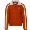 Stegaro Puffer Orange Fur Jacket
