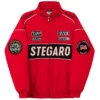 Stegaro Red Racer Zip Up Jacket