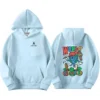 Stegaro World Peace Blue Pullover Hoodie