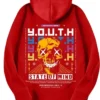Stegaro Y.O.U.T.H State Of Mind Red Hoodie