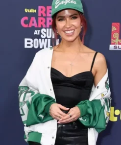 Super Bowl LIX 2025 Kaitlyn Bristowe Varsity Jacket