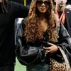 Super Bowl LIX Halftime Show 2025 Blue Ivy Leather Jacket
