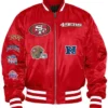 Tampa Bay Rays Ma-1 Red Bomber Jacket