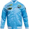 Tampa Bay Rays Satin Varsity Jacket