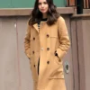 The Life List 2025 Sofia Carson Brown Wool Coat