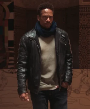 The Lost Princess Gary Dourdan Black Leather Jacket