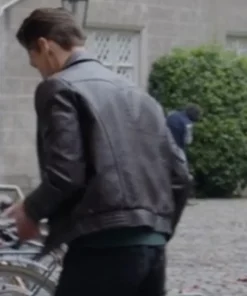 The Reluctant Royal 2025 Andrew W. Walker Black Leather Jacket For Sale