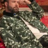 The Residence Taran Killam Green Rose Print Jacket
