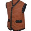 Shop Now The Warriors James Remar Brown Leather Vest