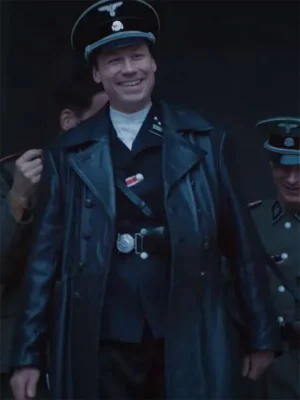 The World Will Tremble David Kross Leather Coat