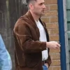 Toxic Town S01 Michael Socha Brown Varsity Jacket For Sale