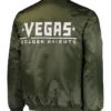Vegas Golden Knights Green Starter Varsity Jacket Back