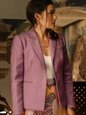 Watson S01 Sasha Lubbock Purple Blazer