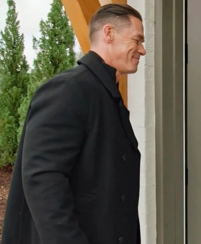 What Drives You with John Cena Black Wool Coat