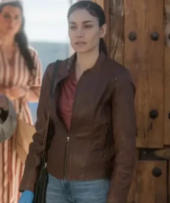 When No One Sees Us S01 Mariela Garriga Leather Jacket