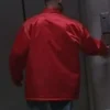 Will Smith Men in Black Red Satin Jacket Back