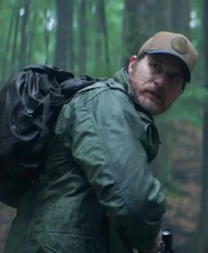 Wolf Man Sam Jaeger Green Cotton Jacket For Sale