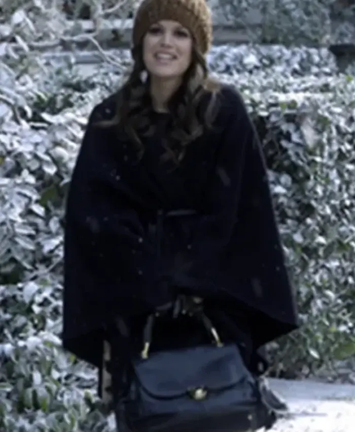 Zoe Hart Hart of Dixie S01 Black Buttoned Coat