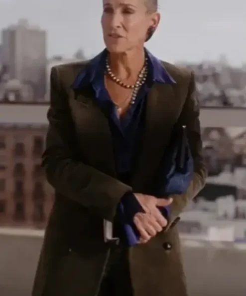 And Just Like That Carrie Bradshaw Brown Blazer