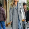 And Just Like That Carrie Bradshaw Grey Coat