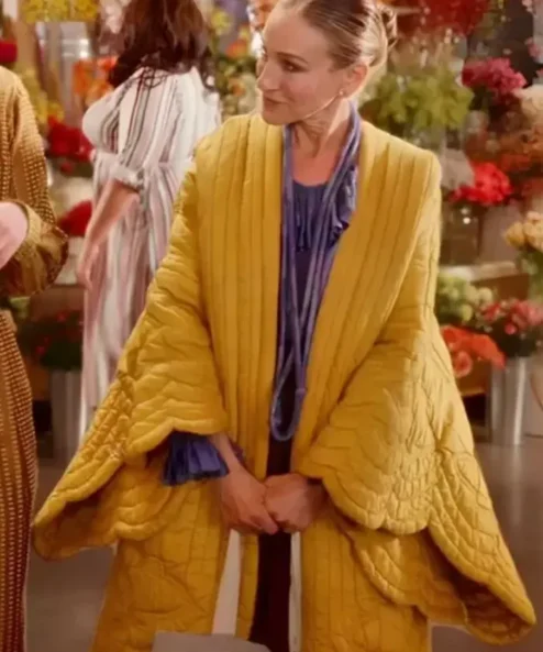 And Just Like That Carrie Bradshaw S02 Scalloped Coat