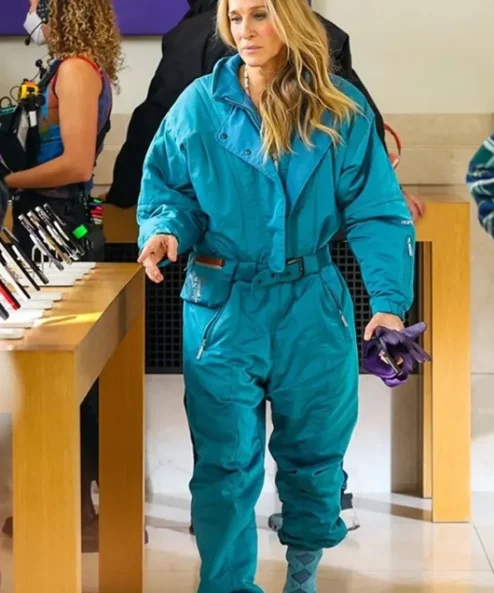 And Just Like That S02 Sarah Jessica Blue Jumpsuit
