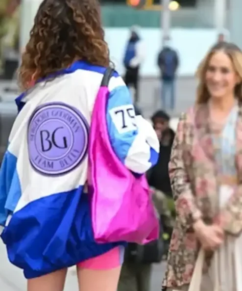 And Just Like That S2 Lisette Blue Jacket