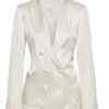 And Just Like That Sarah Jessica Crepe Silk Blazer