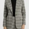 Arielle Prepetit Beyond The Gates 2025 Grey Plaid Blazer For Sale