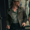 Billy The Kid Jesse Evans Brown Leather Jacket