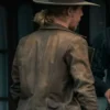 Billy The Kid Jesse Evans Leather Brown Jacket