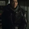 Black Knight S01 Kim Woo-bin Black Leather Coat