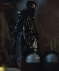 Black Knight S01 Kim Woo-bin Leather Black Coat