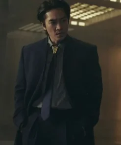 Black Knight S01 Ryu Seok Black Wool Coat