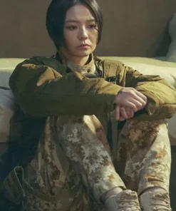 Black Knight S01 Seol-ah Green Cotton Jacket