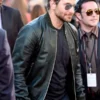 Bradley Cooper Green Bomber Leather Jacket For Sale
