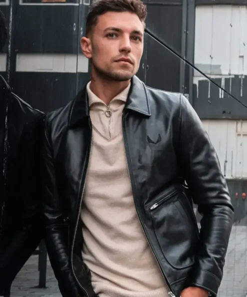 Bultaco Cemoto Slim Black Leather Jacket