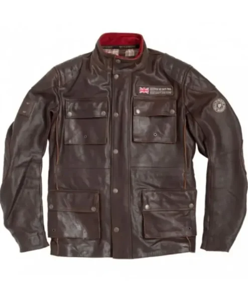 Bultaco Chaqueta Brown Leather Jacket