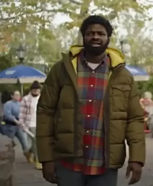 Bupkis 2023 Derek Gaines Olive Puffer Jacket