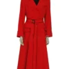 Carmen Sandiego S03 Wool Red Coat
