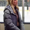 Chicago Fire S12 Sylvie Brett Grey Puffer Jacket