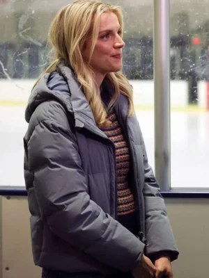 Chicago Fire S12 Sylvie Brett Grey Puffer Jacket
