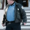 Chicago Fire Sergeant DeLaney Black Leather Jacket