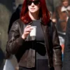Daredevil Born Again Karen Page Brown Leather Jacket