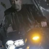 FUBAR 2023 Luke Brunner Black Leather Jacket