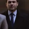 Fair Play 2023 Alden Ehrenreich Black Wool Coat