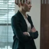 Fair Play 2023 Phoebe Dynevor Blue Blazer