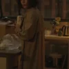 Fatal Attraction S 01 Alex Forrest Brown Cotton Coat
