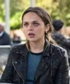 Fatal Attraction S01 Ellen Gallagher Leather Quilted Jacket