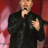 Gary Barlow F1 75 Black Leather Jacket